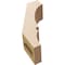 Ekena Millwork 3-inch W x 6-inch D x 10-inch H Balboa Rough Cedar Woodgrain TimberThane Knee Brace, Primed BRCUR03X06X10BOARCPR - alternate 2